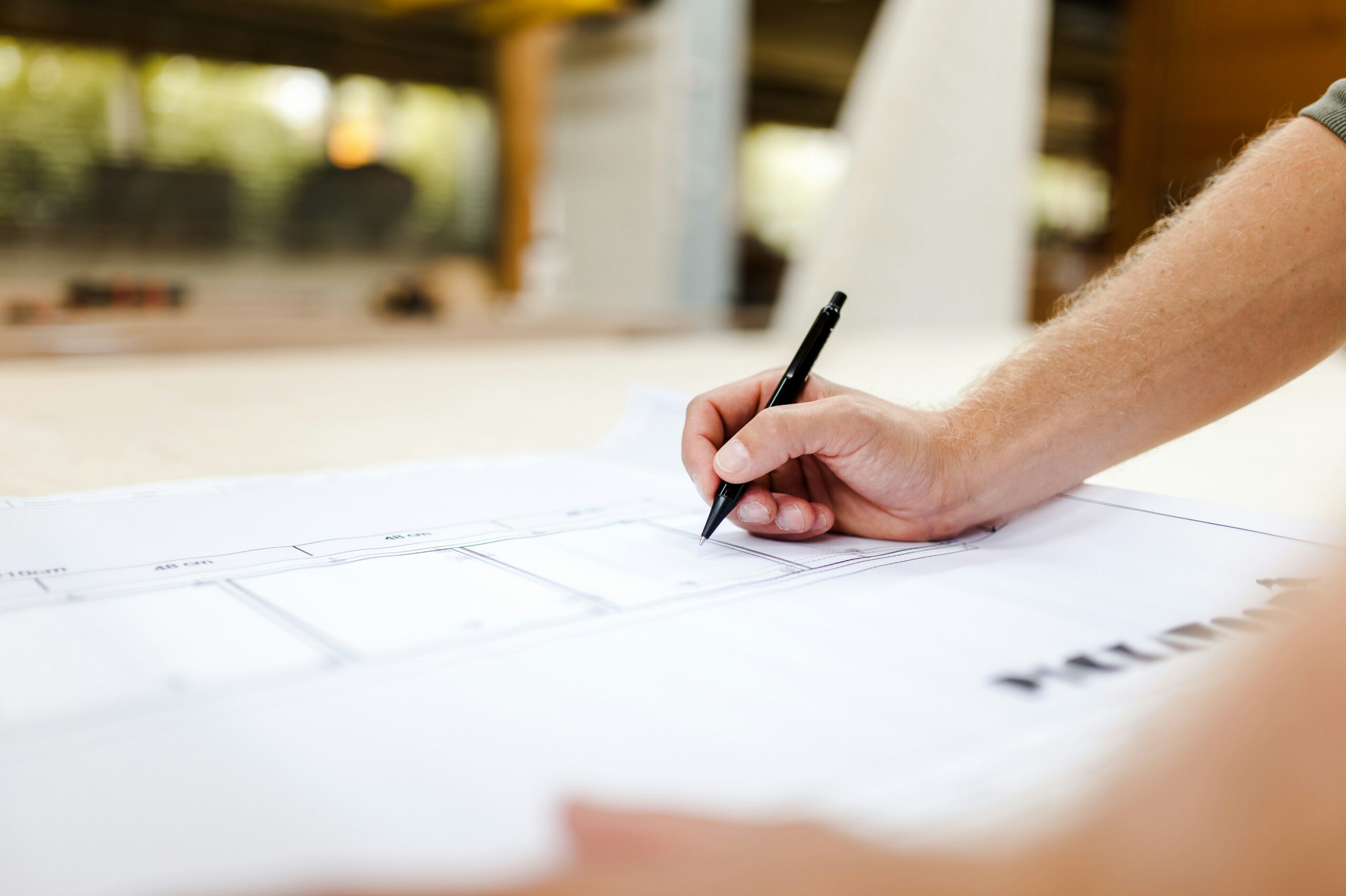 D3G working on BABA compliance by taking a look at architectural drawings for affordable housing.